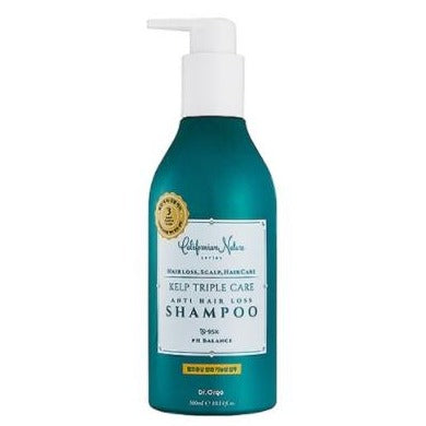 Dr Orga, Dr.Orga Kelp Triple Care Anti Hair Loss Shampoo, Natural, pH balanced vegan shampoo, Functional cosmetics