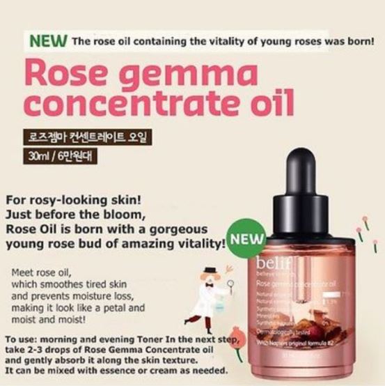 BELIF Rose Gemma Concentrate Oil 30ml.