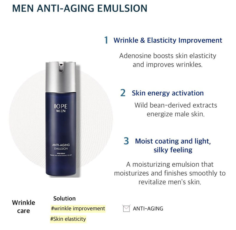 IOPE Men Anti-aging Emulsion 120ml.