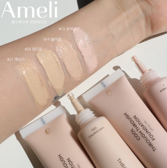 AMELI Cool Through Foundation SPF30 PA++ 30ml Korean skincare Kbeauty Cosmetics