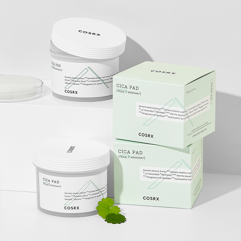 Vegan, Cooling and calming, Hypoallergenic pads, Centella asiatica extract, Skincare