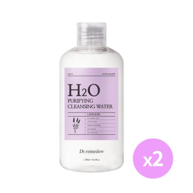 DR.REMEDEW H2O Purifying Cleansing Lavender Water 300ml x2ea (221113).