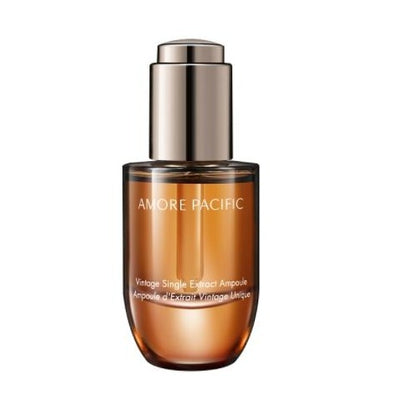 AMORE PACIFIC, AMORE PACIFIC VINTAGE SINGLE EXTRACT AMPOULE 30ml, Ampoule, Vintage Single, An antioxidant-rich ampoule with AMOREPACIFIC’s Single Extract Formula to hydrate, revitalize and strengthen the skin barrier, Dermatologist tested