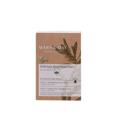MARY&MAY Daily Safe Black Head Clear Nose Mask 7g.