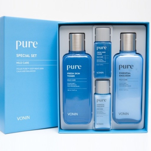 Vonin Pure Special 2 Set Toner Emulsion For Men.