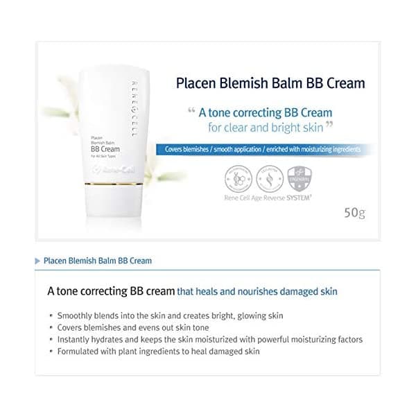 RENE CELL Placen Blemish Balm BB Cream 50g.