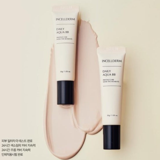 Incellderm Daily Aqua BB Cream 30g Korean skincare Kbeauty Cosmetics