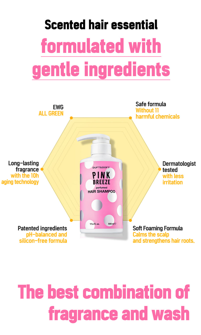 DUFT&DOFT Pink Breeze Perfumed Hair Shampoo 500ml.