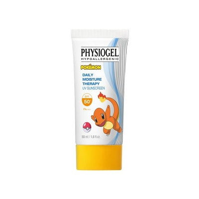 PHYSIOGEL DMT Daily Moisture Therapy UV Sunscreen 50ml [Pokemon Charmander Edition].