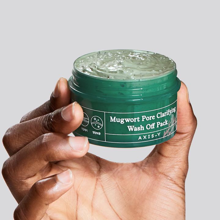AXISY Mugwort Pore Clarifying Wash Off Pack 100ml Korean skincare Kbeauty Cosmetics