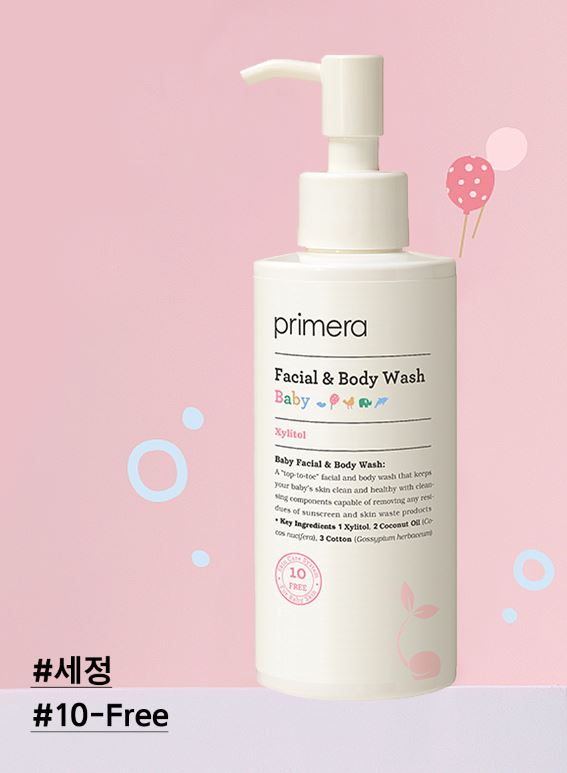 PRIMERA Baby Facial & Body Wash 250ml.
