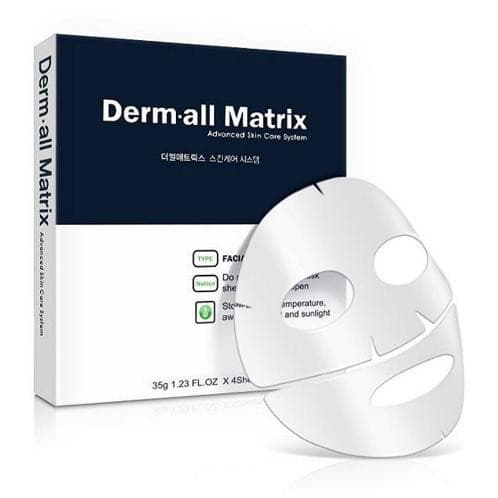 Matrix Derm Cap Derm-all Matrix Facial Dermal Care Mask (4 sheets)