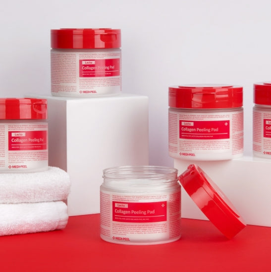 MEDI PEEL Red Lacto Collagen Peeling Pad 270ml*70ea Korean skincare Kbeauty Cosmetics