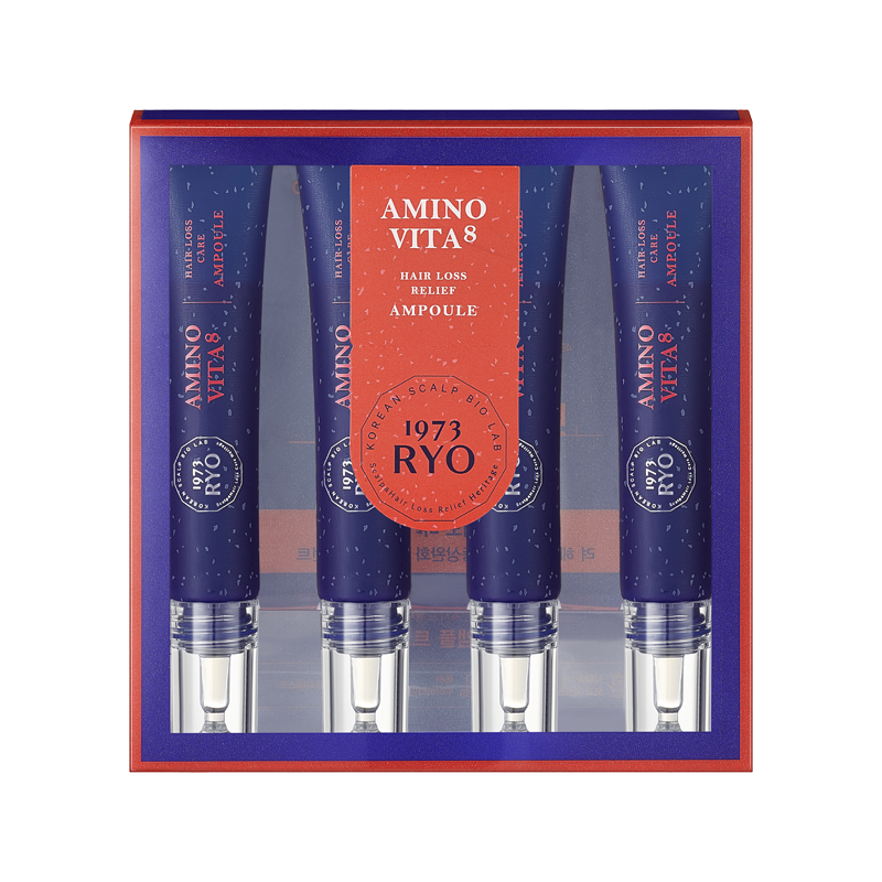 RYO Heritage Amino Vita Hair Loss Relief Ampoule 15ml*4ea Korean haircare Kbeauty Cosmetics