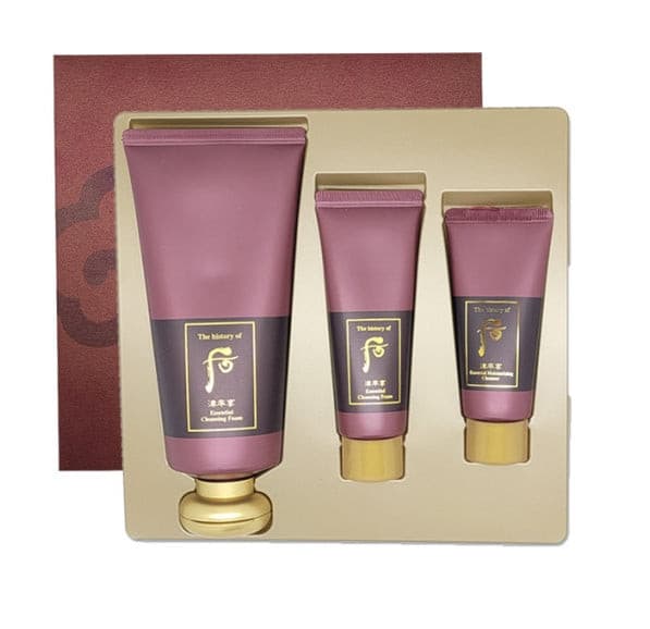 THE HISTORY OF WHOO Essential Cleansing Foam 180ml Special Set.