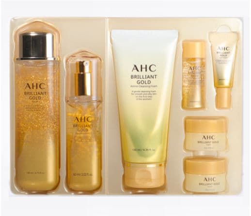 AHC Brilliant Gold Skin Care Set.