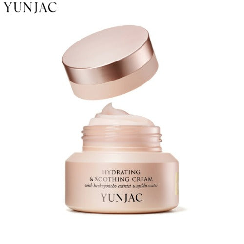 YUNJAC Hydrating & Soothing Cream With Baeknyoncho Extract & Ujildu Water 50ml.