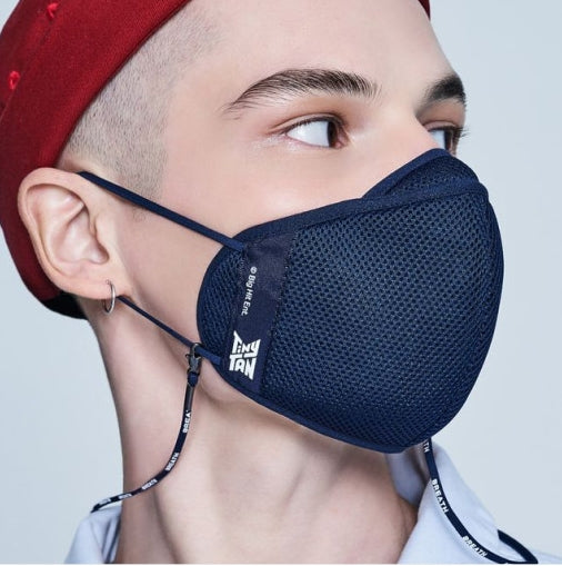 BTS TinyTan Breath Sports Pro Mask + Strap Korean Kbeauty