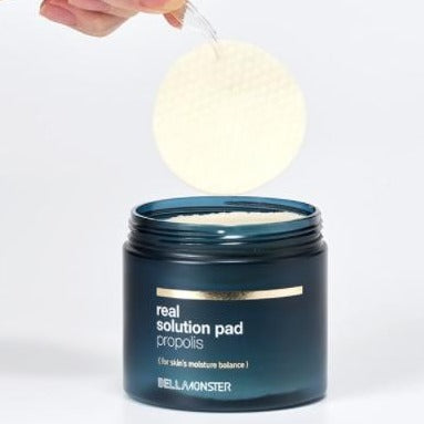 BELLAMONSTER Real Solution Pad Propolis 70ea 150ml Korean skincare Kbeauty Cosmetics