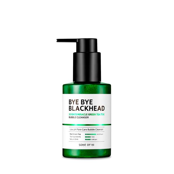 SOME BY MI Bye Bye Blackhead 30 Days Miracle Green Tea Tox Bubble Cleanser 120g Korean skincare Kbeauty Cosmetics