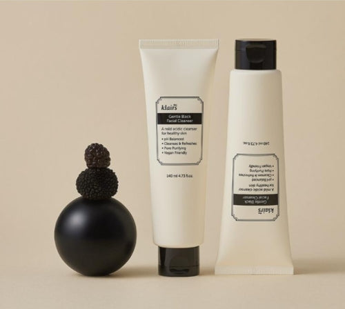 Klairs Gentle Black Facial Cleanser 140ml Korean skincare Kbeauty Cosmetics