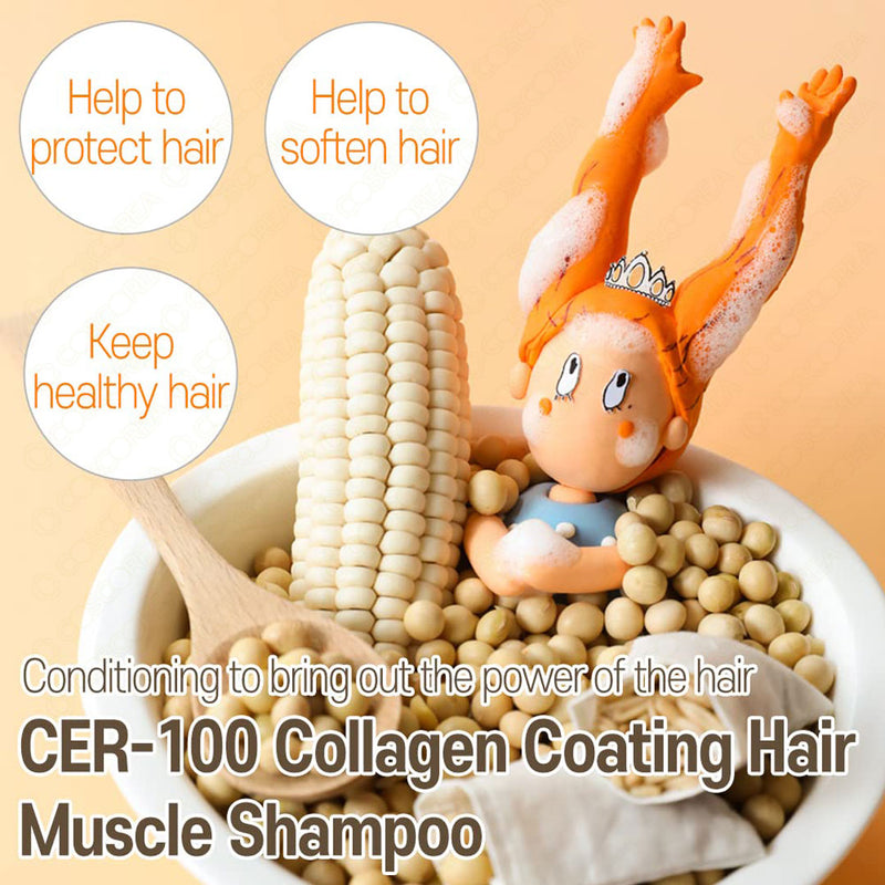Elizavecca CER 100 Collagen Coating Hair Muscle Shampoo 500ml.