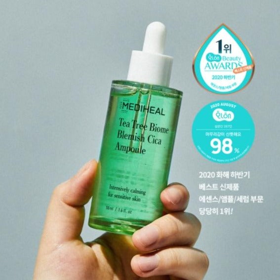 MEDIHEAL Tea Tree Cica Ampoule  50ml Korean skincare Kbeauty Cosmetics