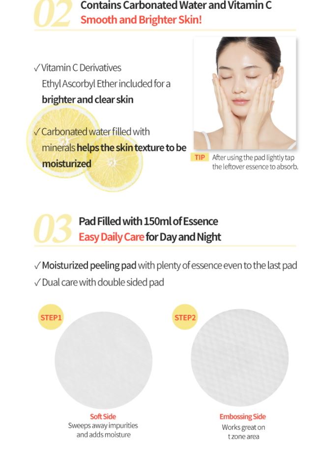 ETUDE HOUSE Vita C-Talk Peeling Pads 60pads.