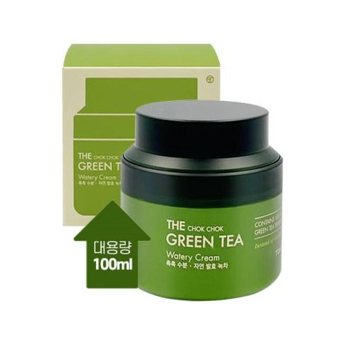 TONYMOLY The Chok Chok Green Tea Watery Moisture Cream 100ml Korean skincare Kbeauty Cosmetics