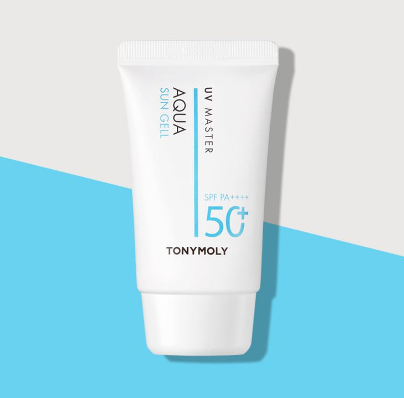 TONYMOLY UV מאסטר אקווה סאן ג'ל SPF50+ PA++++ 50 מ"ל קוריאנית לטיפוח העור Kbeauty קוסמטיקה