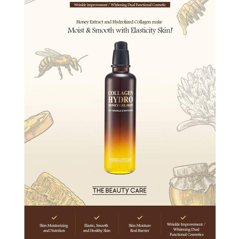 THE BEAUTY CARE Hydro Honey Gel Skin 200ml x 2ea Korean skincare Kbeauty Cosmetic