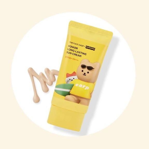 THE FACE SHOP Power Long-lasting Sun Cream 50ml [THE FACE SHOP x EARPEARP Summer Edtion].