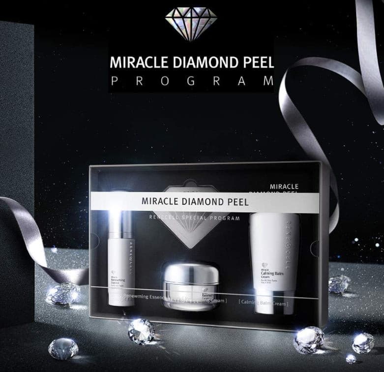 Rene Cell Miracle Diamond Peel Program 4 Set Korean skincare Kbeauty Cosmetics