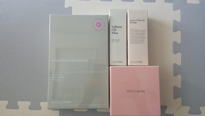 Incellderm 5 Set Cream Booster Serum Mist Cleanser Korean skincare Kbeauty Cosmetics
