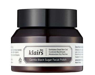 KLAIRS Gentle Black Sugar Facial Polish 110g Korean skincare Kbeauty Cosmetics