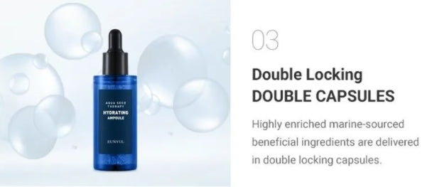 EUNYUL Aqua Seed Therapy Hydrating Ampoule 50ml Korean skincare Kbeauty Cosmetic