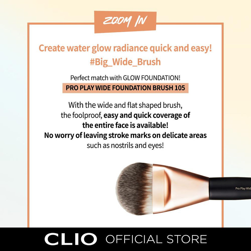 CLIO Kill Cover Glow Foundation (+Brush) Korean skincare Kbeauty Cosmetics
