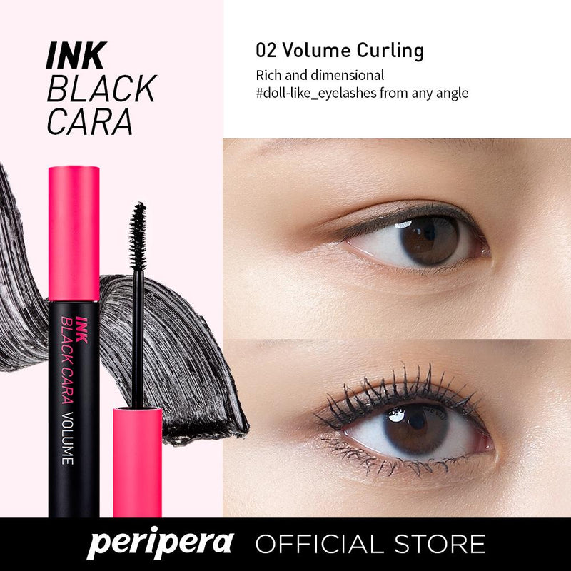 PERIPERA Ink Black Cara (3Type) Korean Kbeauty Cosmetics