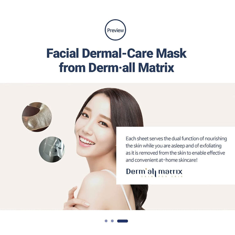 Derm-all Matrix Facial Dermal Care Mask (4 sheets).