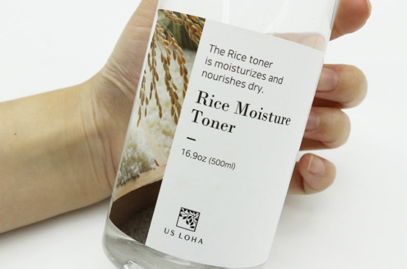 US LOHA Rice Moisture Toner 500ml Korean skincare Kbeauty Cosmetic