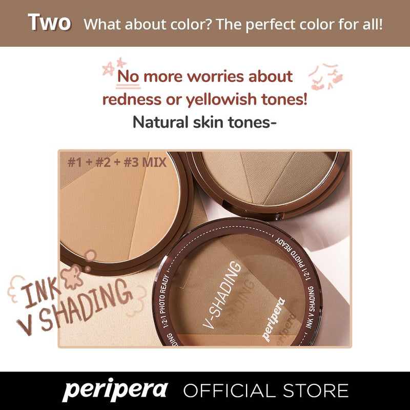 PERIPERA Ink V Shading (3 Colors) Korean Kbeauty Cosmetics