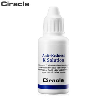 Ciracle, CIRACLE Anti-Redness K Solution 30ml, the best of all skin care products for rosacea, use the proper remedy to cure them, optimized soothing solution for easily turning red and sensitive skin