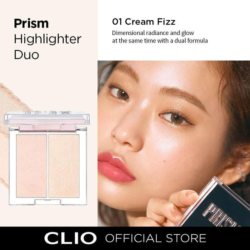 CLIO Prism Highlighter Duo (2 Color) Korean Kbeauty Cosmetics