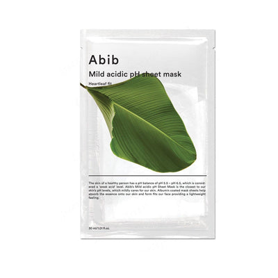 ABIB Mild Acidic pH Sheet Mask Heartleaf Fit 10ea.