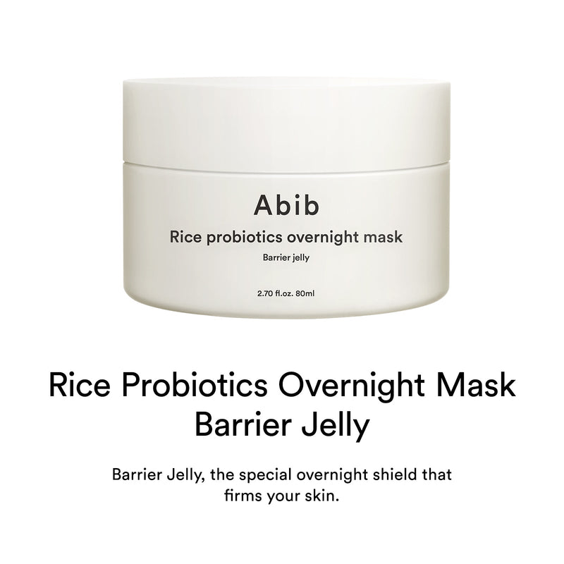 ABIB Rice Probiotics Overnight Mask Barrier Jelly 80ml.