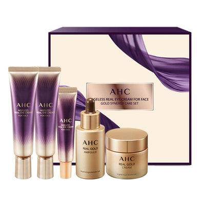 AHC Ageless Eye Cream Gold Synergy Care Set.