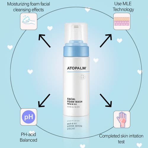 ATOPALM Facial Foam Wash 150ml.