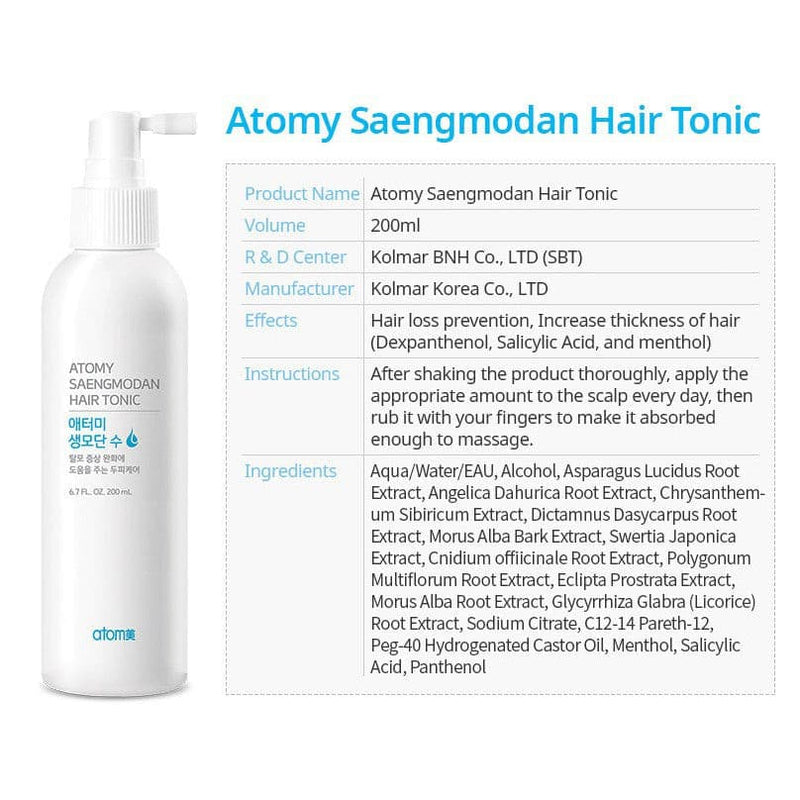 ATOMY Saengmodan Hair Tonic 200ml.