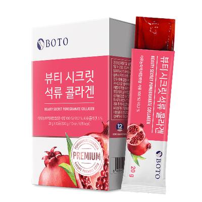 BOTO Beauty Secret Pomegranate Collagen Jelly Stick 15sticks.