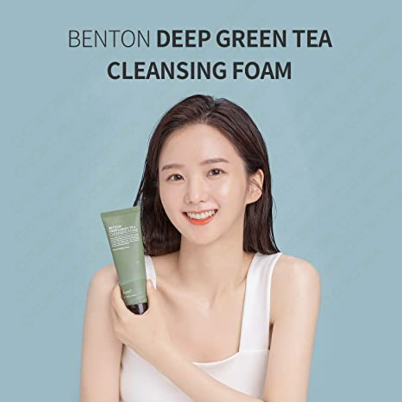 Benton Deep Green Tea Cleansing Foam 120g